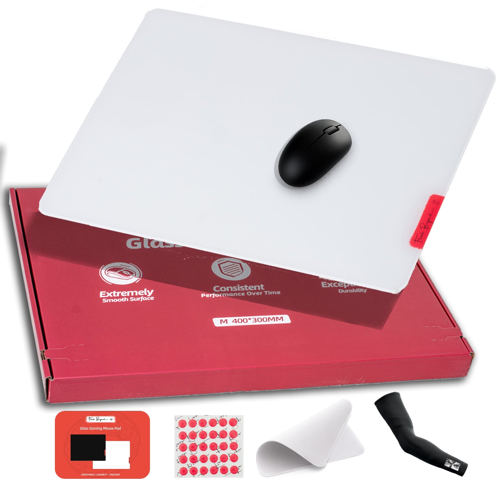 FlashBeyond Glass Gaming Mouse Pad GP1