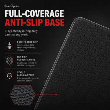 Full rubber anti-slip base detail on Flash Beyond GP2