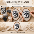 Hand needle felting process from wool color selection to final details
