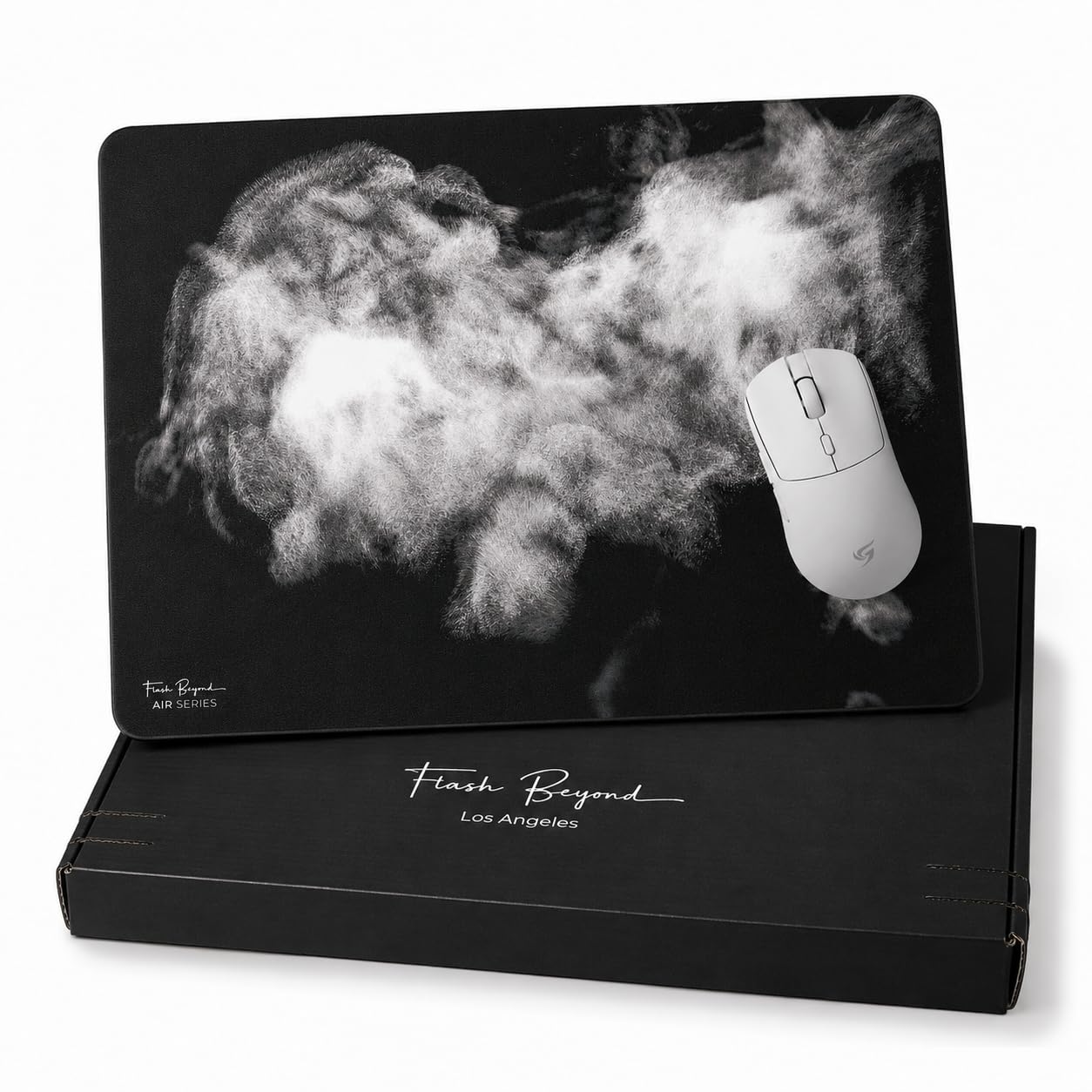 Flash Beyond Air Phantom Smoke glass gaming mouse pad