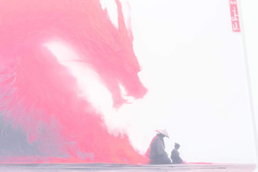 【Pre-Order】FlashBeyond Glass Gaming Mouse Pad Dragon Edition